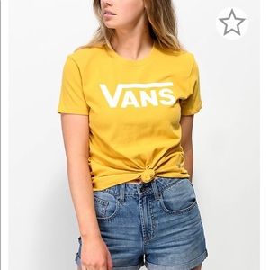 Yellow vans t-shirt. Amazing condition! Never worn